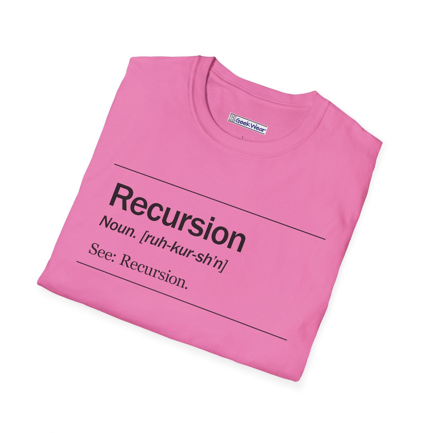 GeekWear Science Definitions Recursion T-Shirt