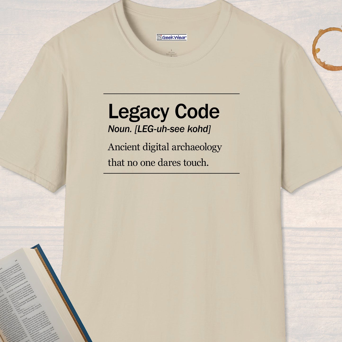 GeekWear Science Definitions Legacy Code T-Shirt