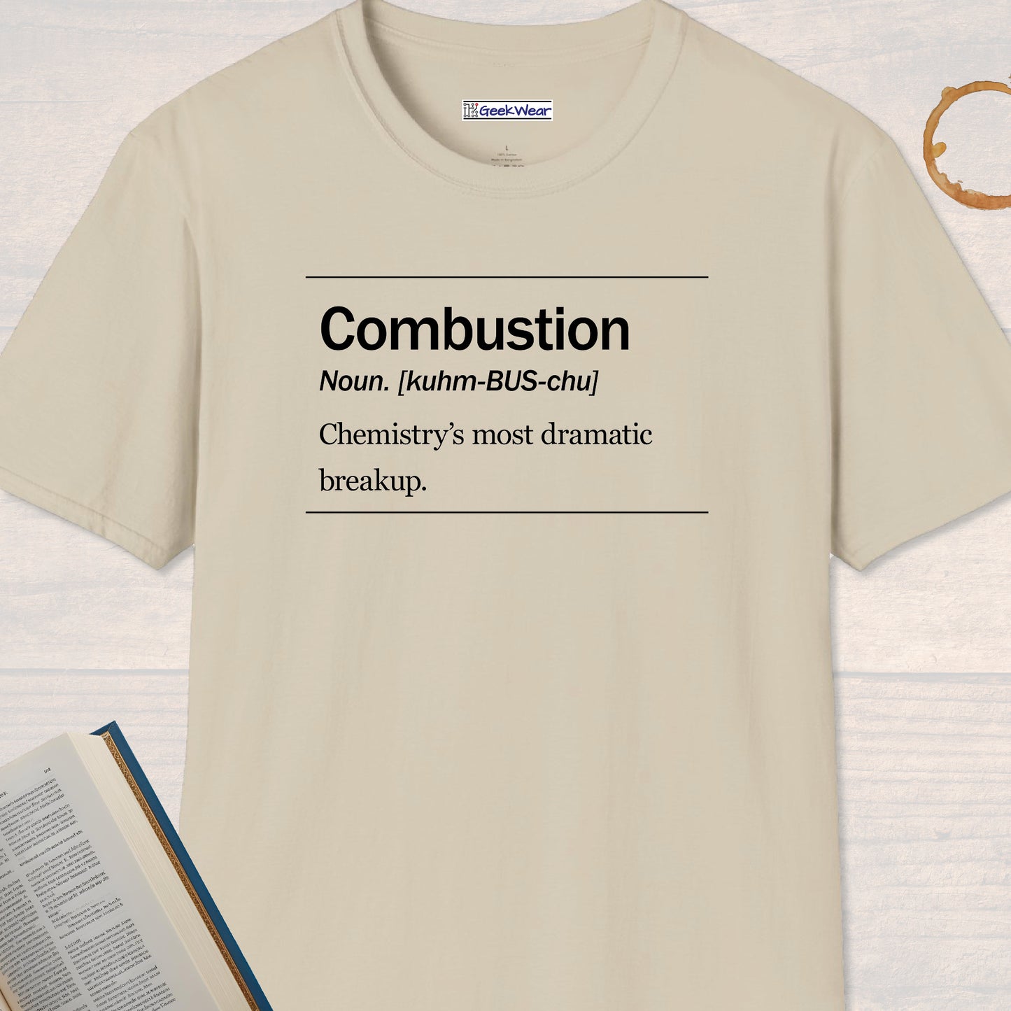 GeekWear Science Definitions Combustion T-Shirt