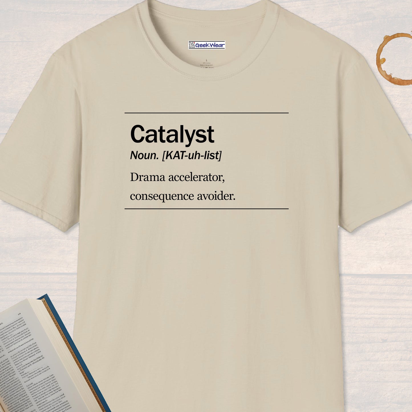 GeekWear Science Definitions Catalyst T-Shirt