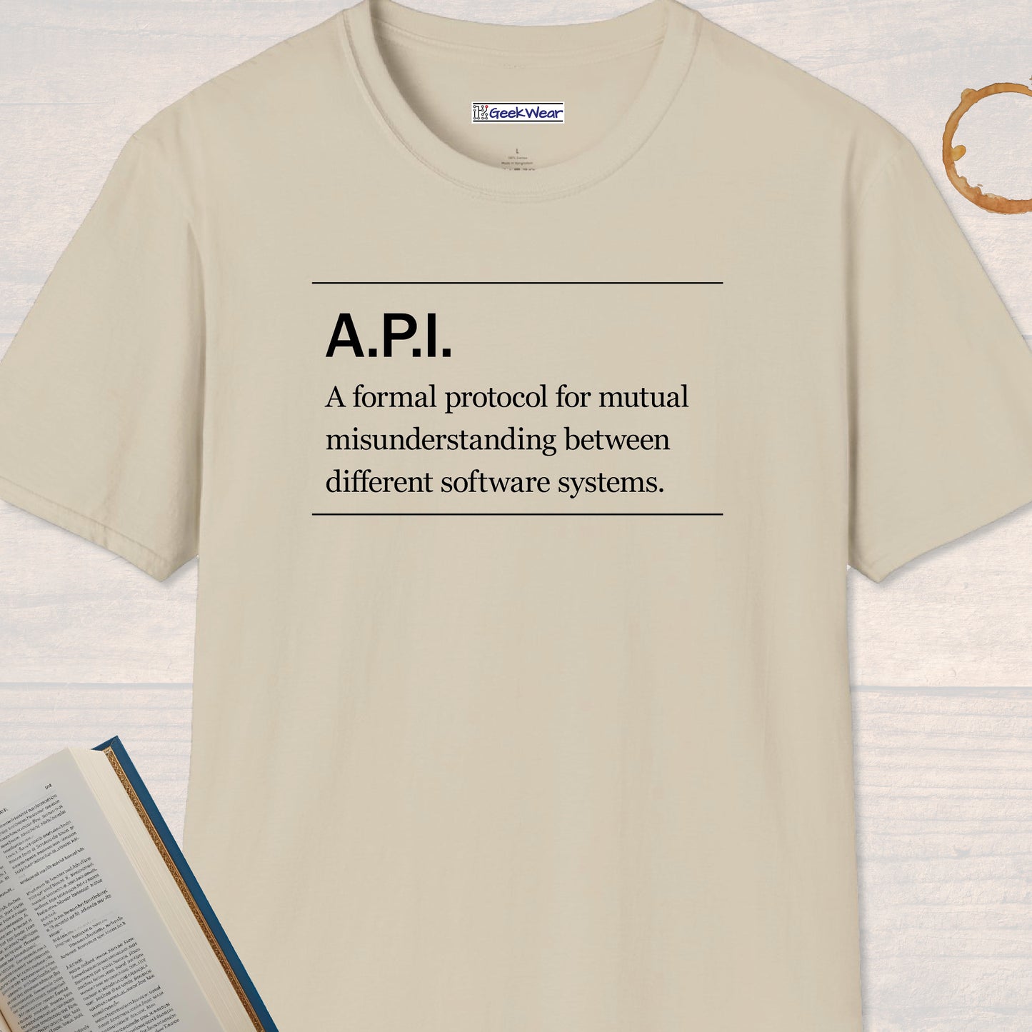 GeekWear Science Definitions A.P.I. T-Shirt