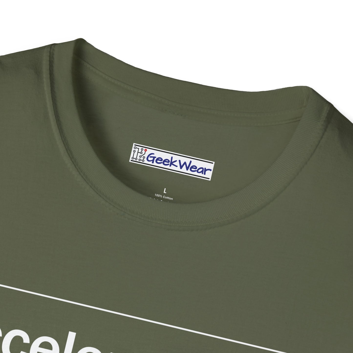 GeekWear Science Definitions Acceleration T-Shirt