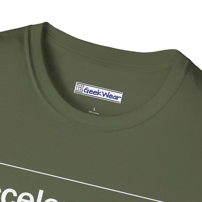 GeekWear Science Definitions Acceleration T-Shirt