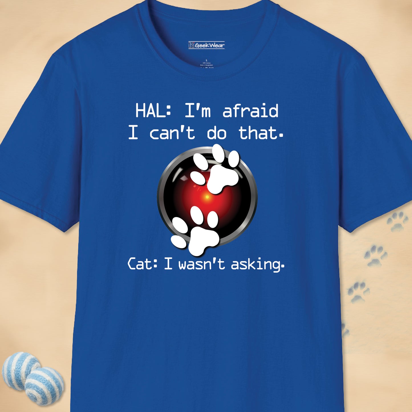 GeekWear Cat v HAL T-Shirt
