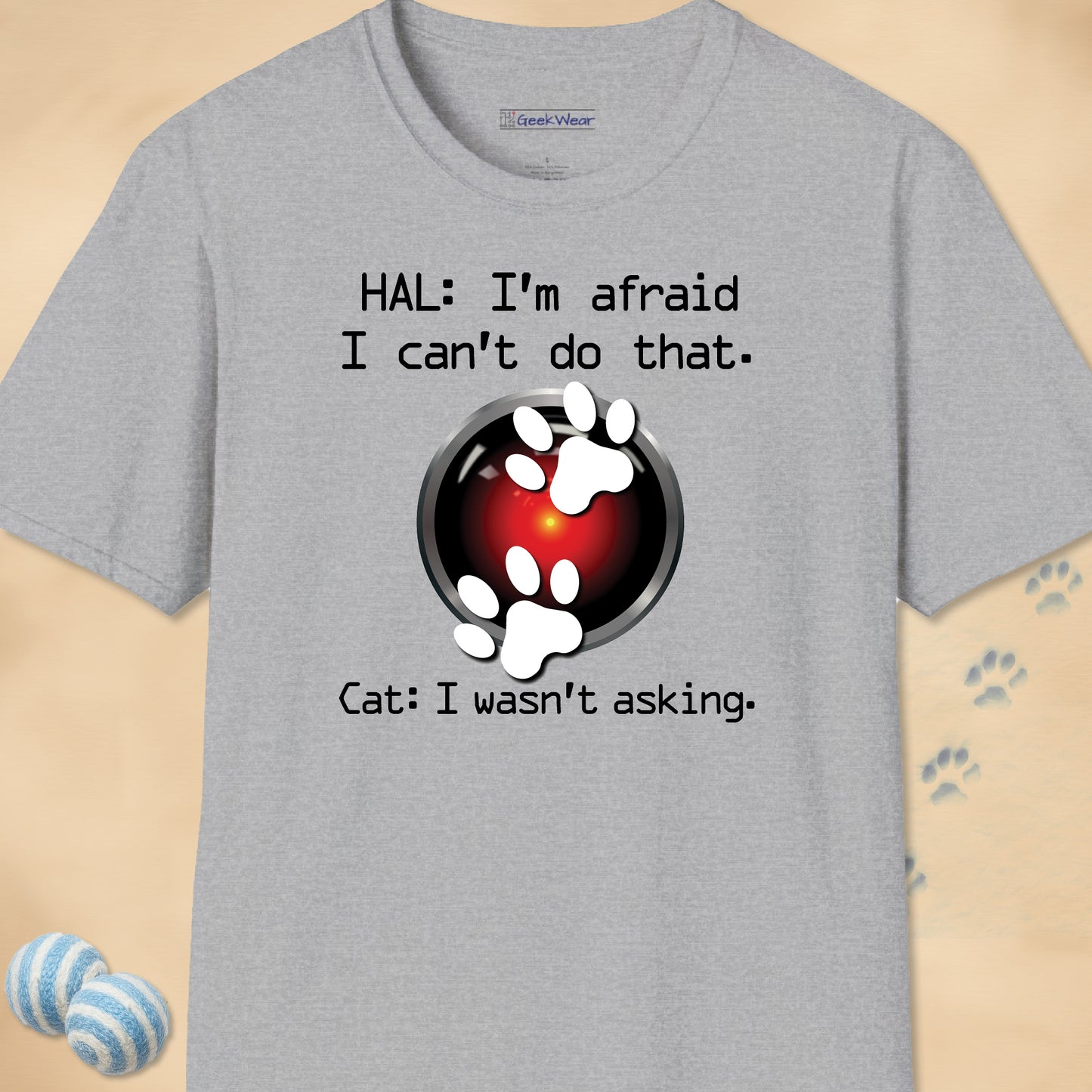 GeekWear Cat v HAL T-Shirt