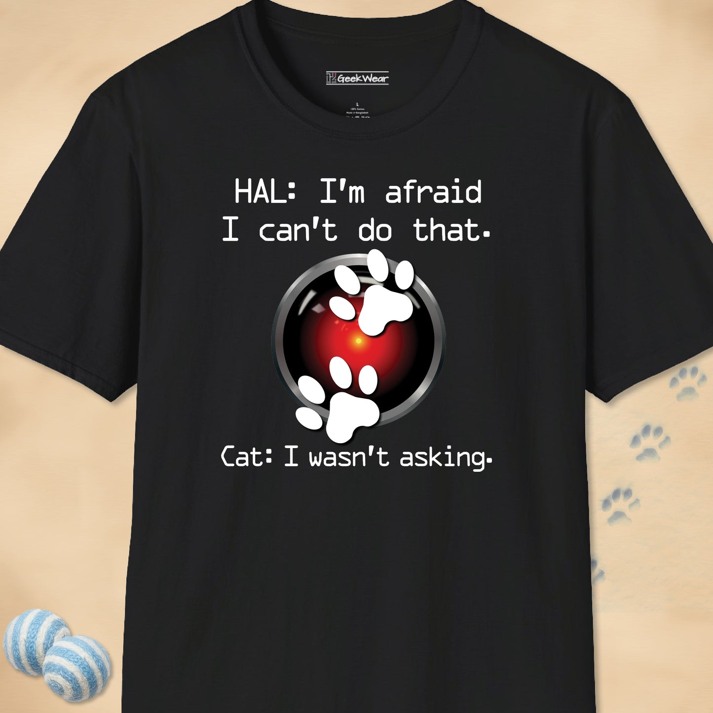 GeekWear Cat v HAL T-Shirt