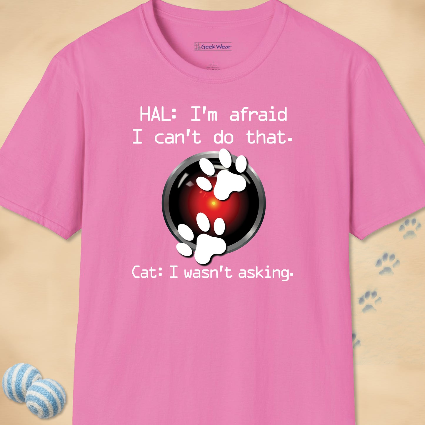 GeekWear Cat v HAL T-Shirt