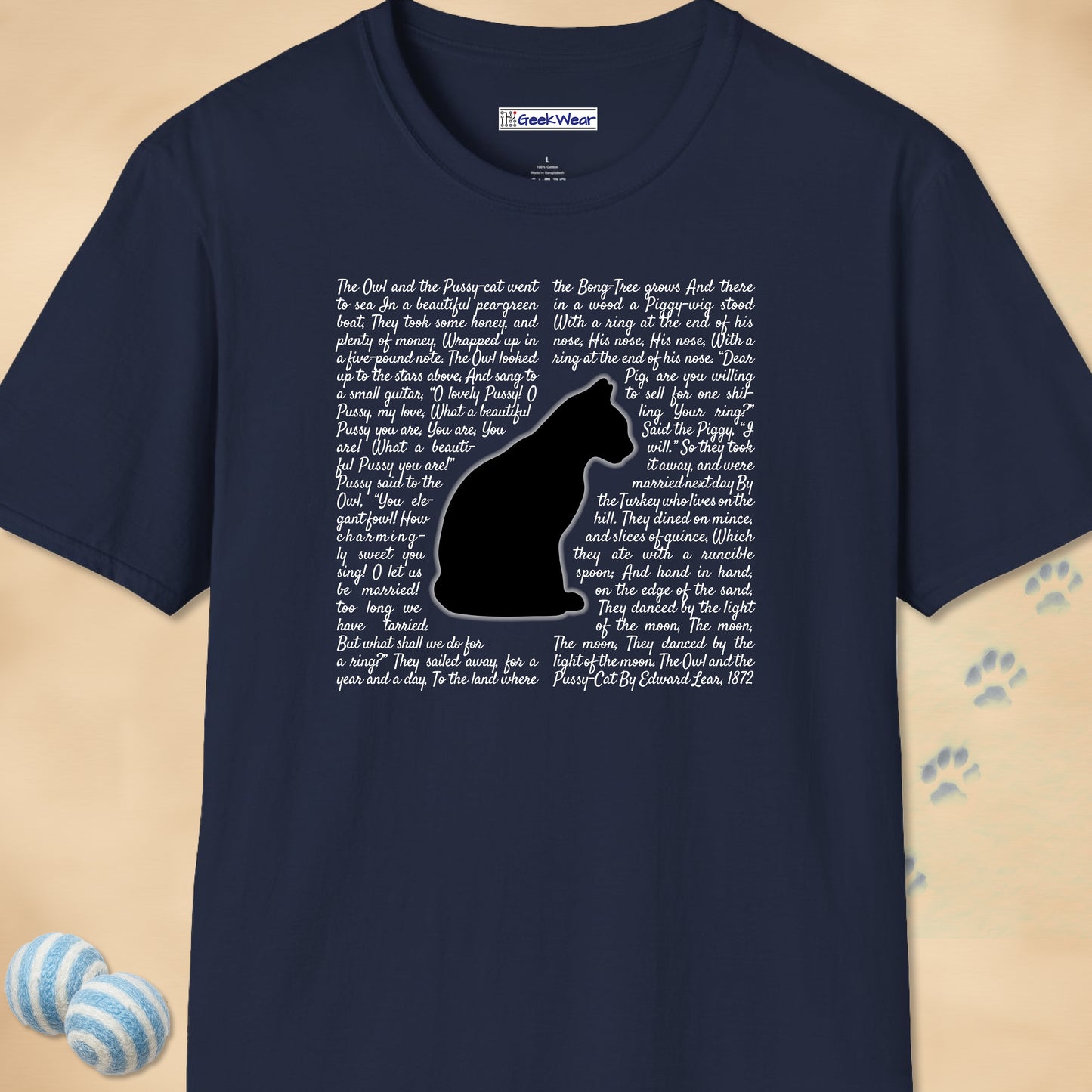 GeekWear Cats Owl and the Pussycat T-Shirt