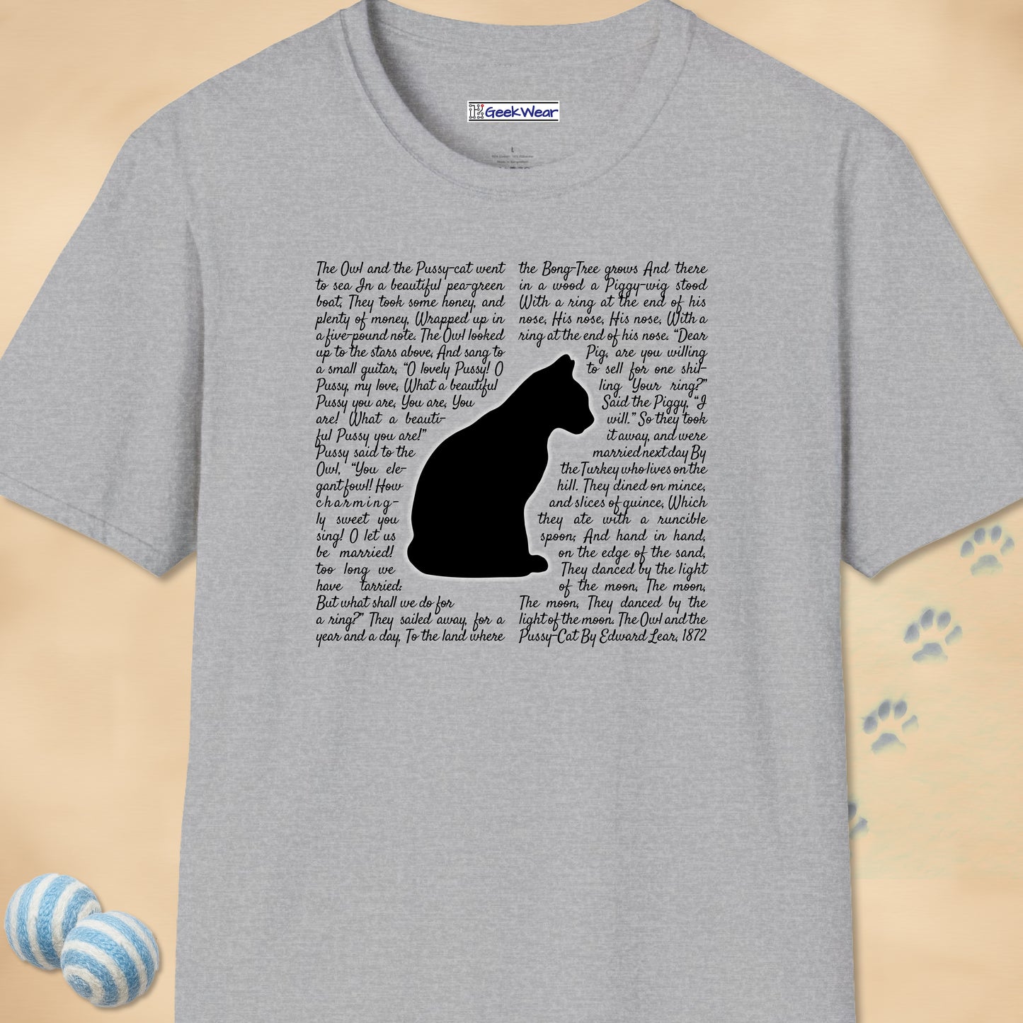 GeekWear Cats Owl and the Pussycat T-Shirt