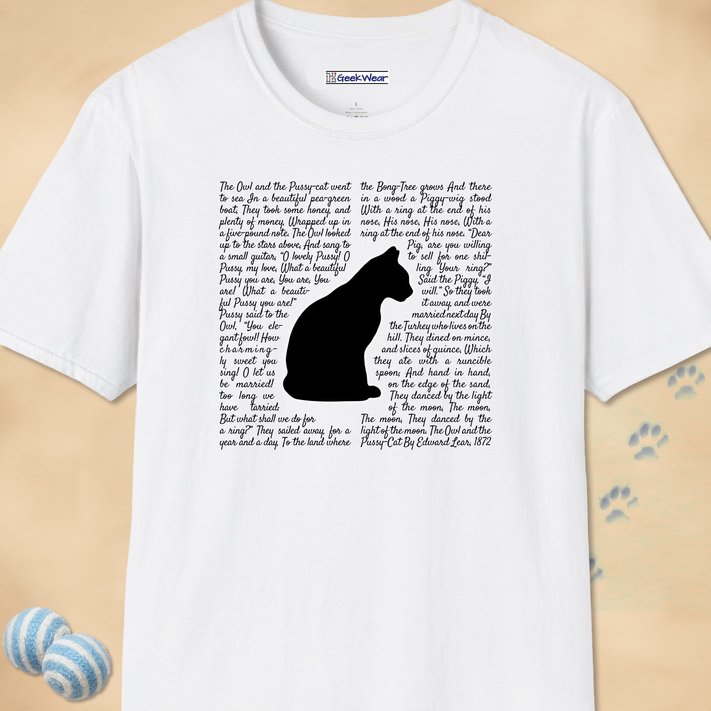 GeekWear Cats Owl and the Pussycat T-Shirt