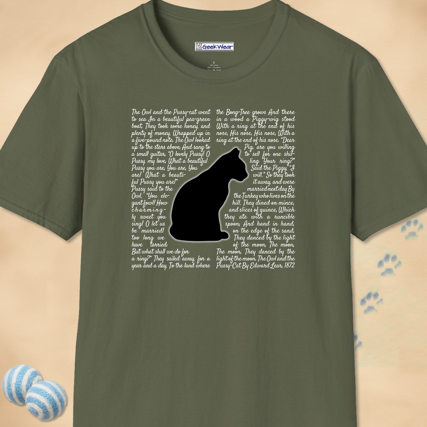 GeekWear Cats Owl and the Pussycat T-Shirt