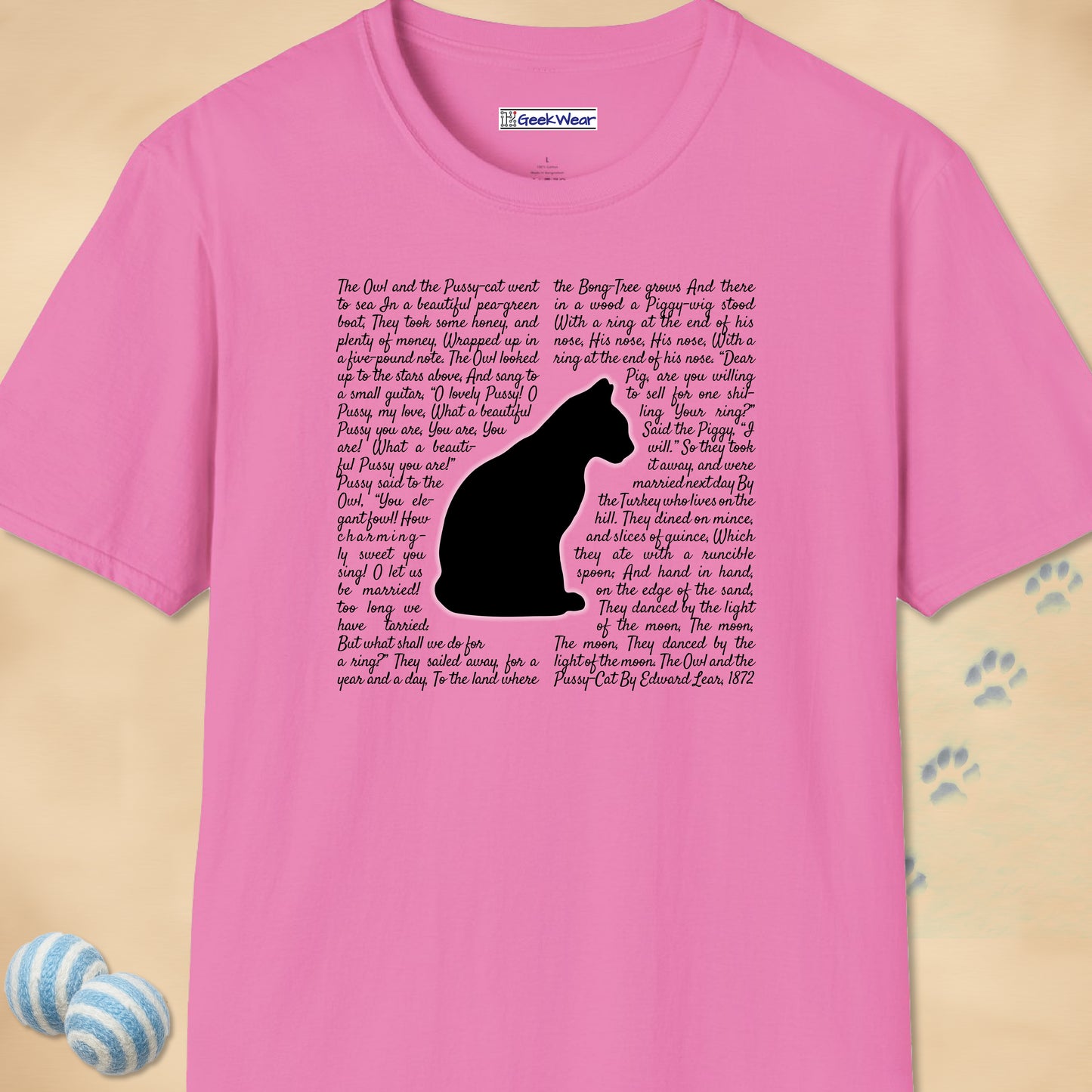 GeekWear Cats Owl and the Pussycat T-Shirt