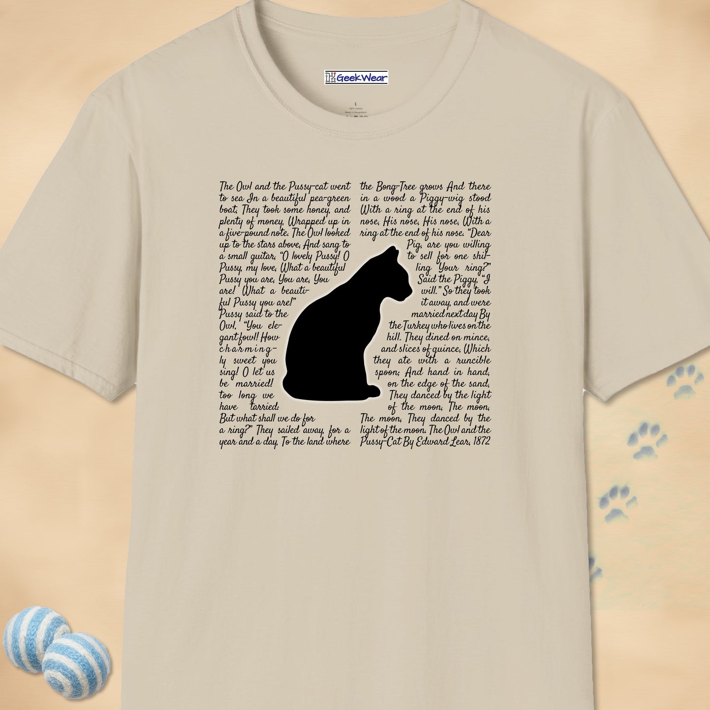 GeekWear Cats Owl and the Pussycat T-Shirt