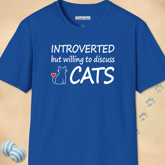 GeekWear Cats Introverted T-Shirt
