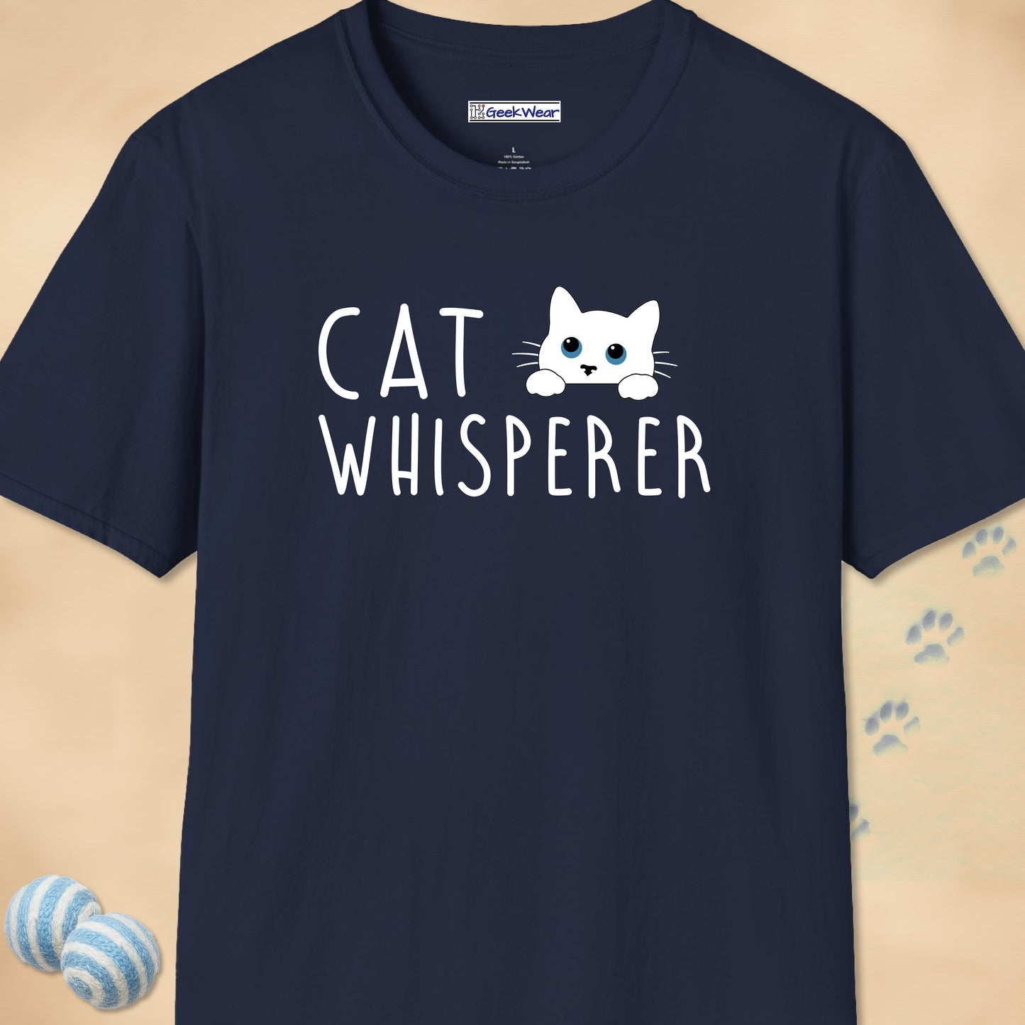 GeekWear Cat Whisperer T-Shirt