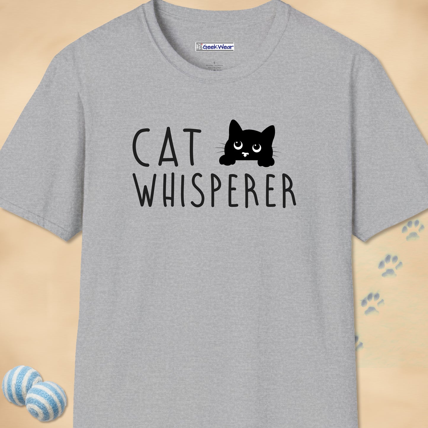 GeekWear Cat Whisperer T-Shirt