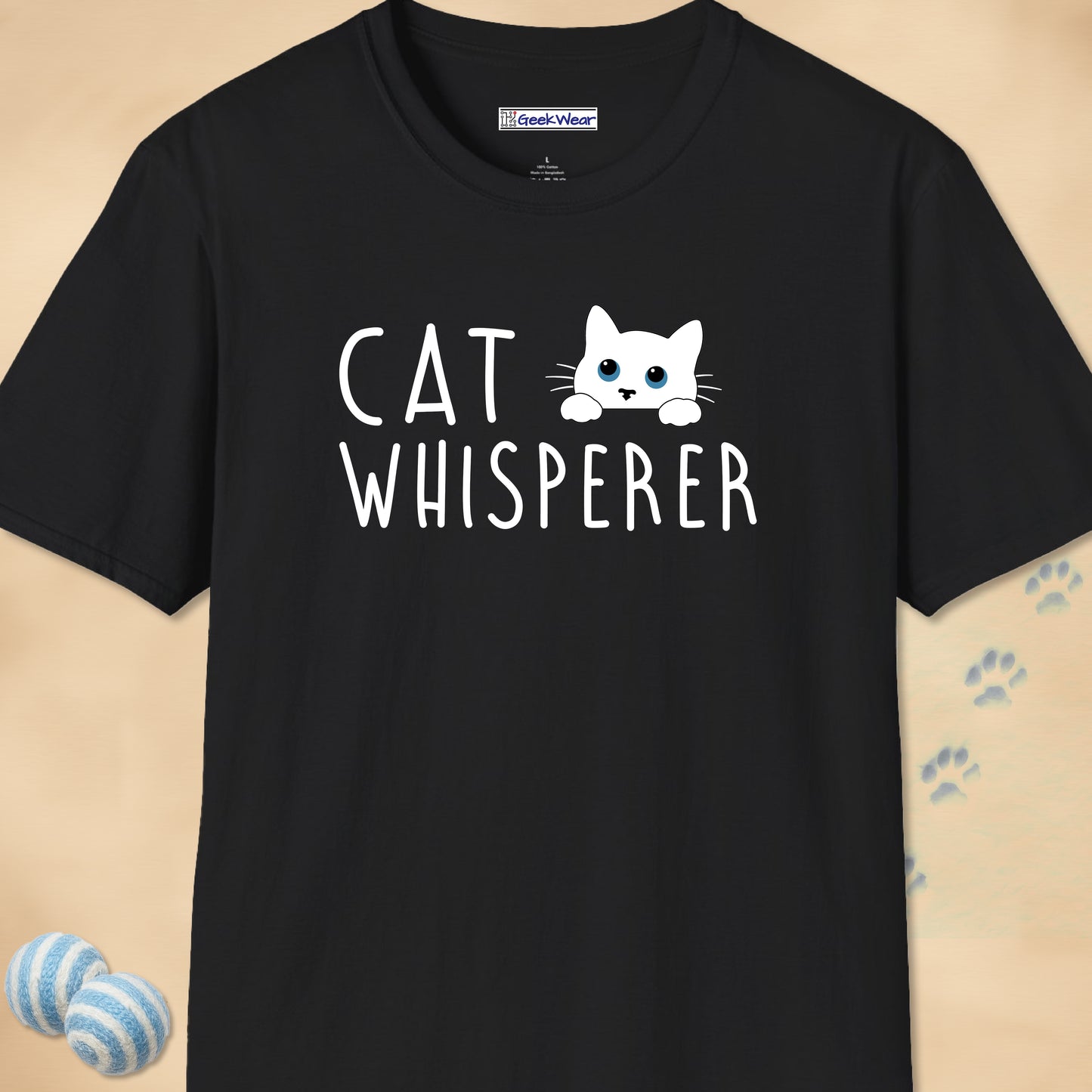 GeekWear Cat Whisperer T-Shirt