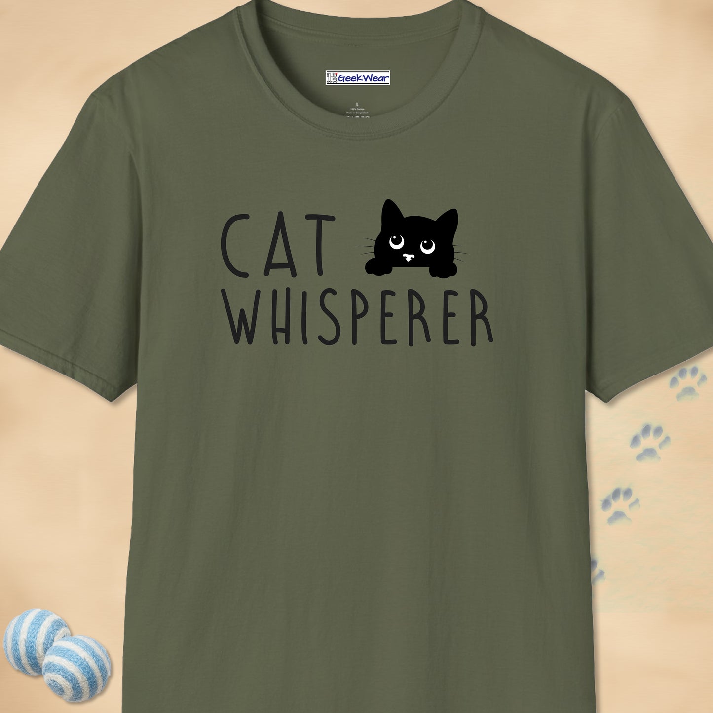 GeekWear Cat Whisperer T-Shirt