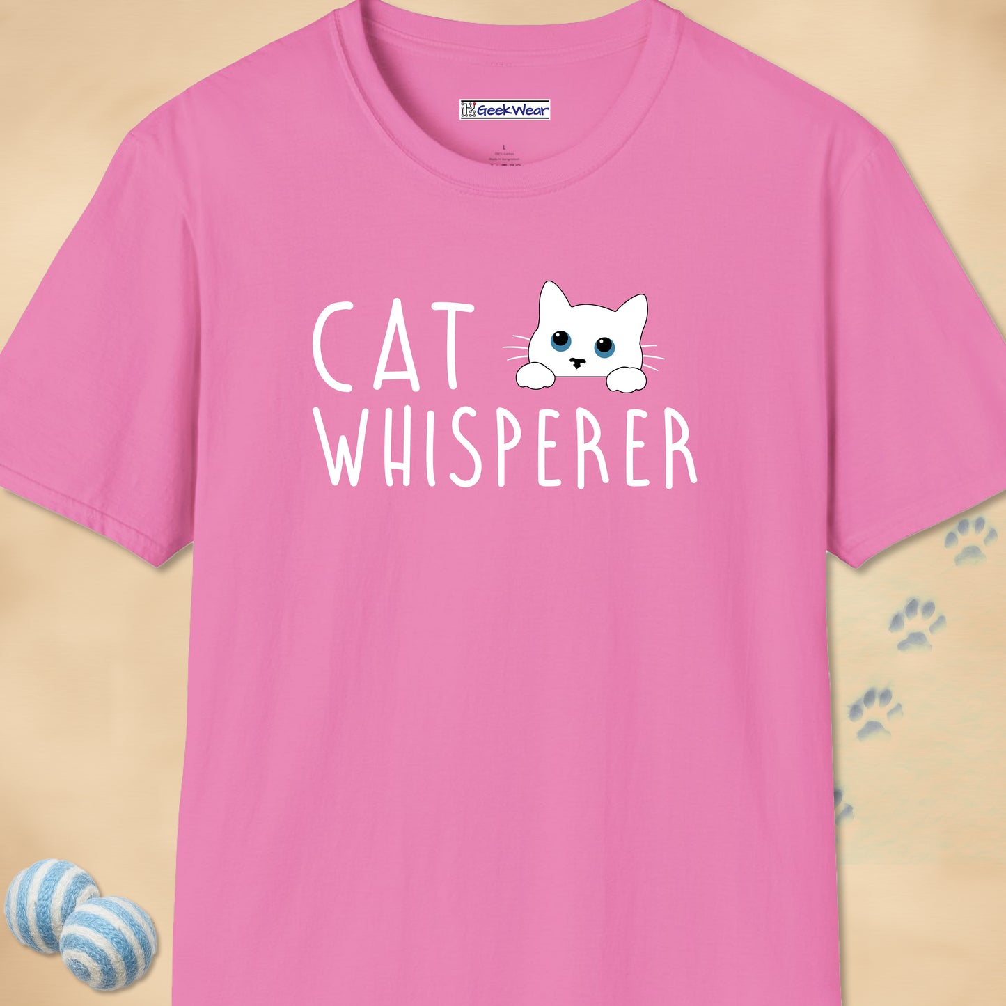 GeekWear Cat Whisperer T-Shirt