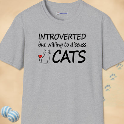 GeekWear Cats Introverted T-Shirt