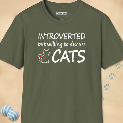 GeekWear Cats Introverted T-Shirt