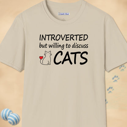 GeekWear Cats Introverted T-Shirt