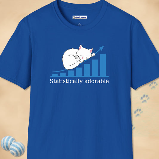 GeekWear Cats Statistically Adorable 2 T-Shirt