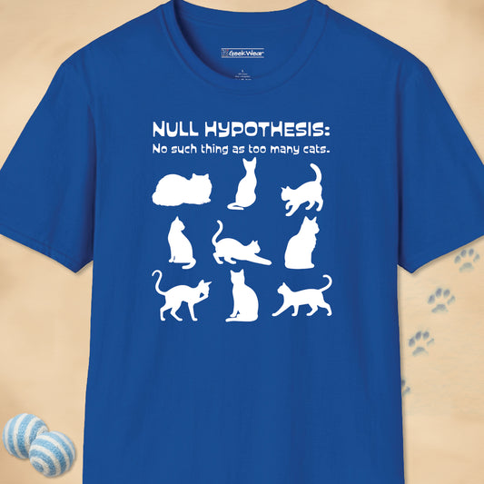 GeekWear Cat Null Hypothesis T-Shirt