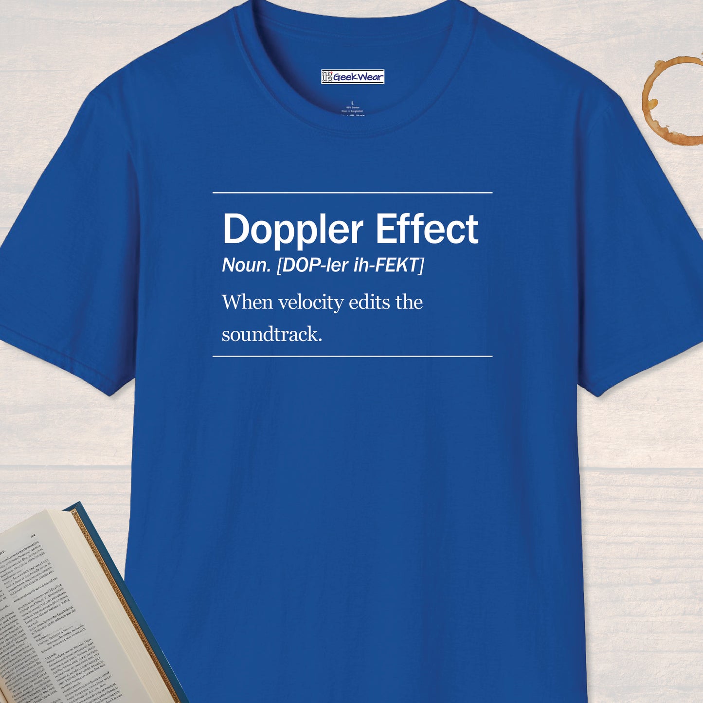GeekWear Science Definitions Doppler Effect T-Shirt
