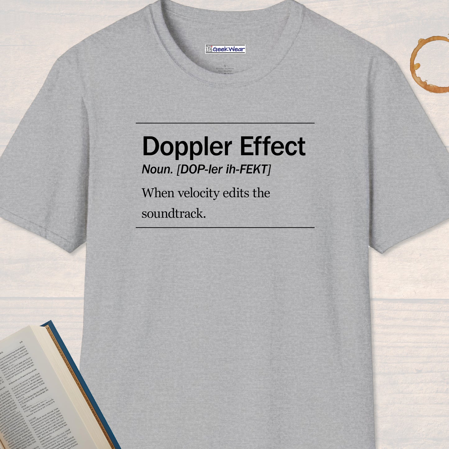 GeekWear Science Definitions Doppler Effect T-Shirt