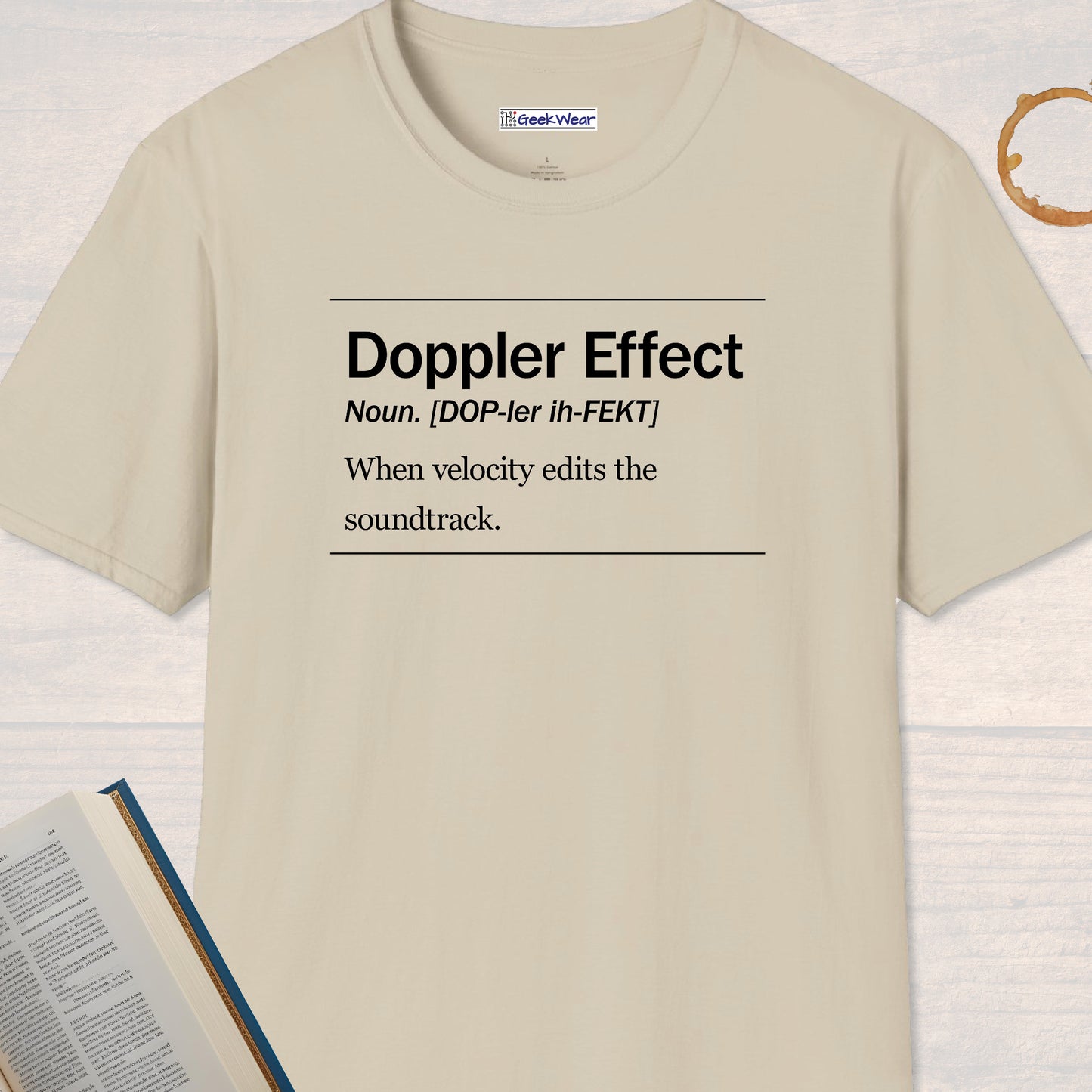 GeekWear Science Definitions Doppler Effect T-Shirt
