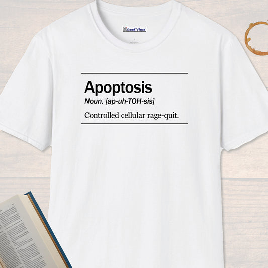 GeekWear Science Definitions Apoptosis T-Shirt