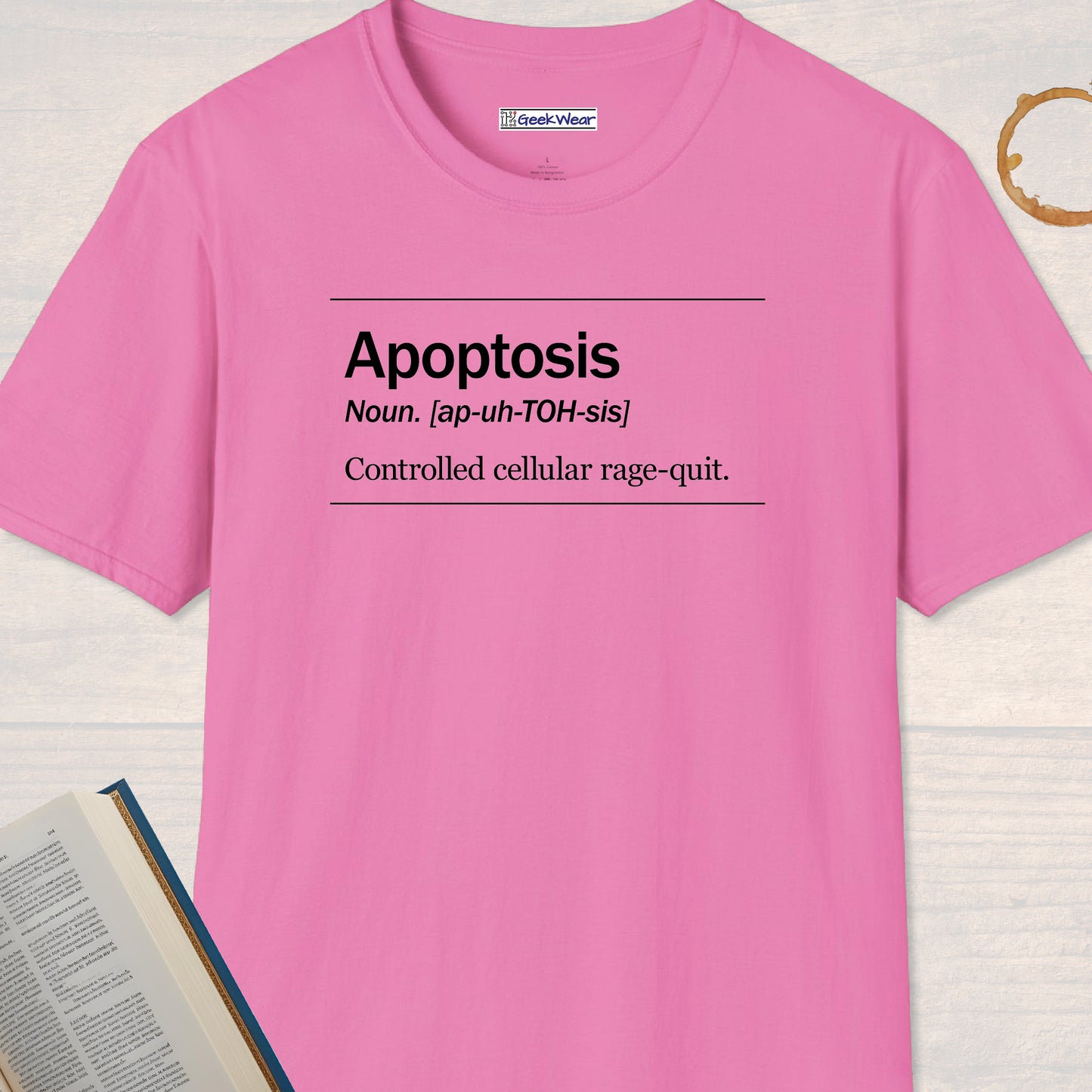 GeekWear Science Definitions Apoptosis T-Shirt