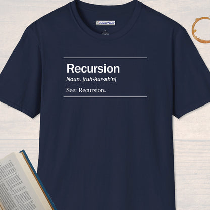 GeekWear Science Definitions Recursion T-Shirt