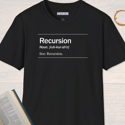 GeekWear Science Definitions Recursion T-Shirt