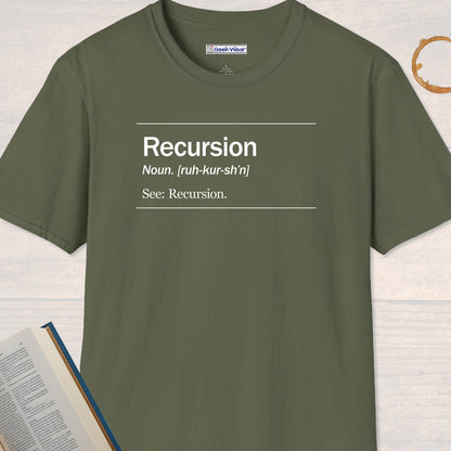 GeekWear Science Definitions Recursion T-Shirt