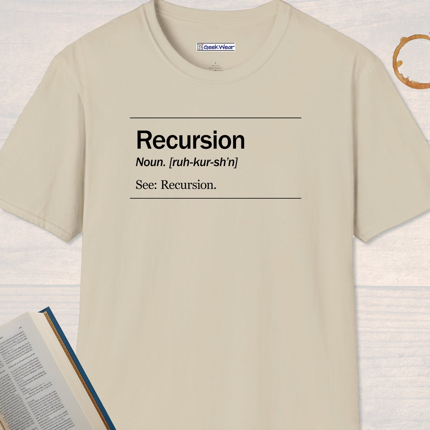 GeekWear Science Definitions Recursion T-Shirt