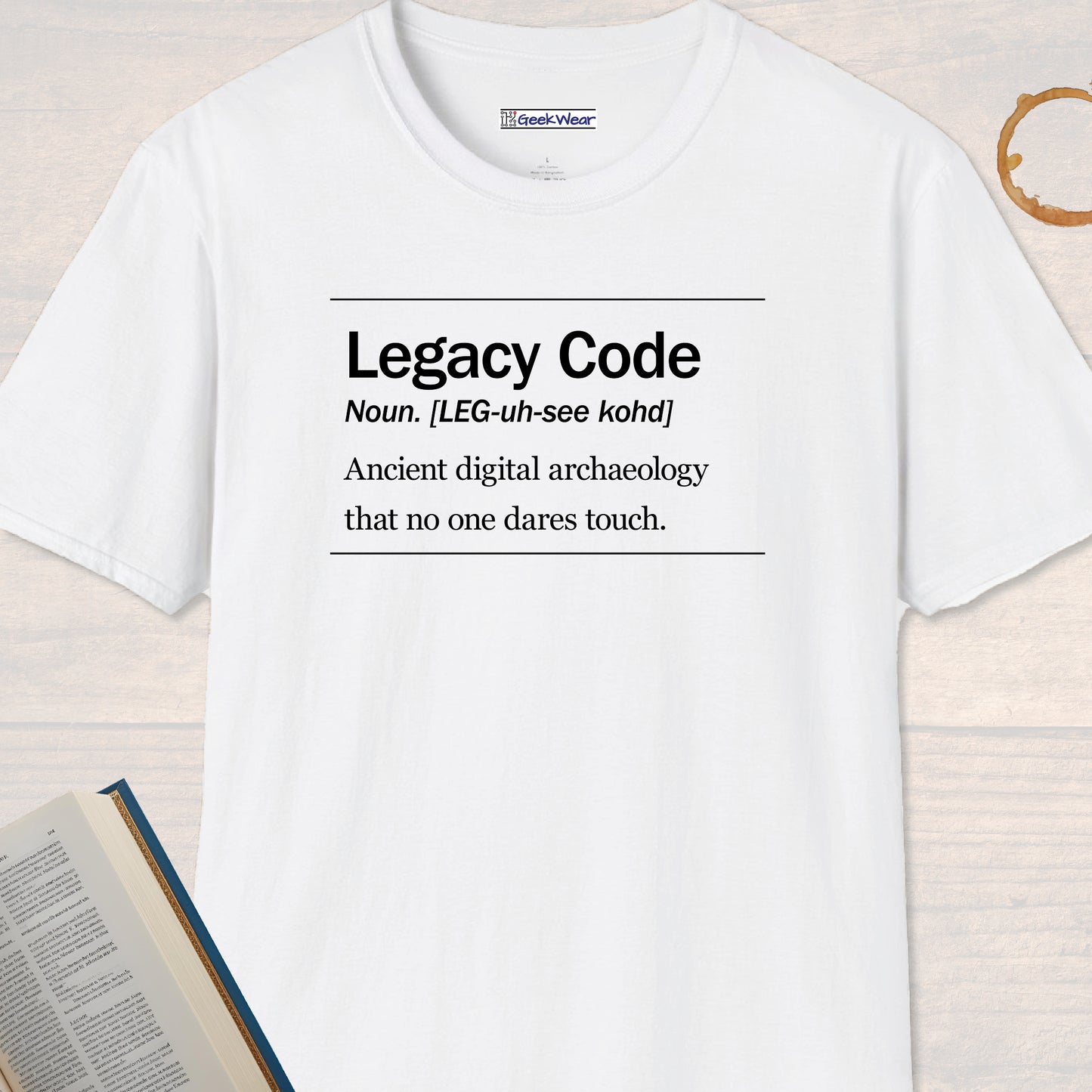 GeekWear Science Definitions Legacy Code T-Shirt