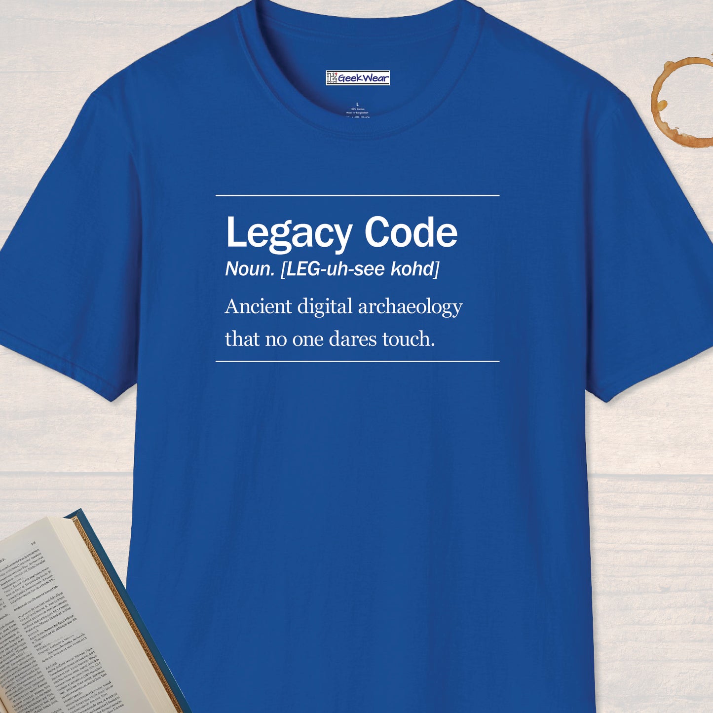 GeekWear Science Definitions Legacy Code T-Shirt