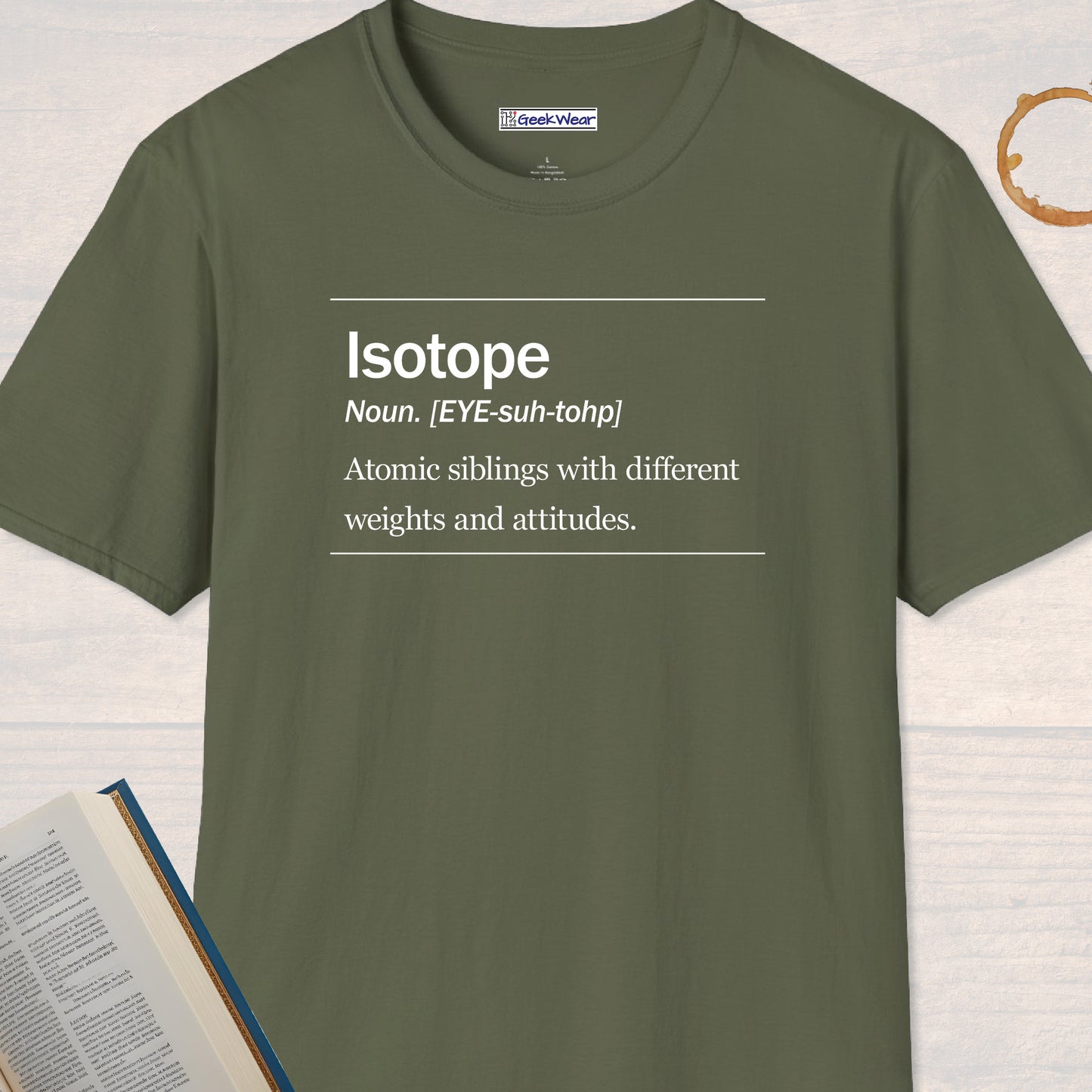 GeekWear Science Definitions Isotope T-Shirt