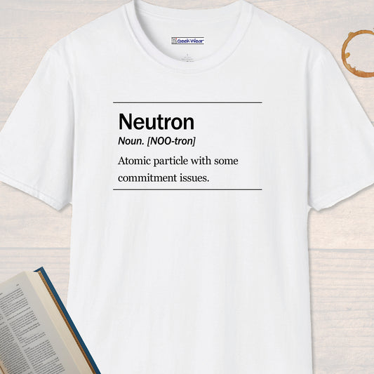 GeekWear Science Definitions Neutron T-Shirt