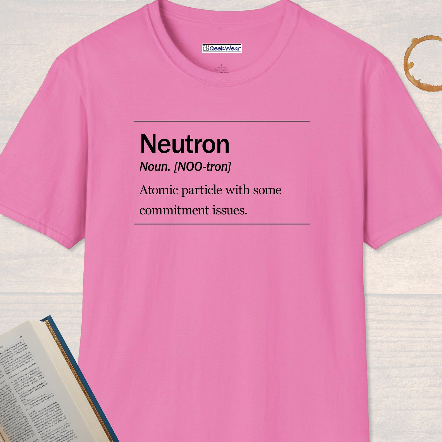 GeekWear Science Definitions Neutron T-Shirt