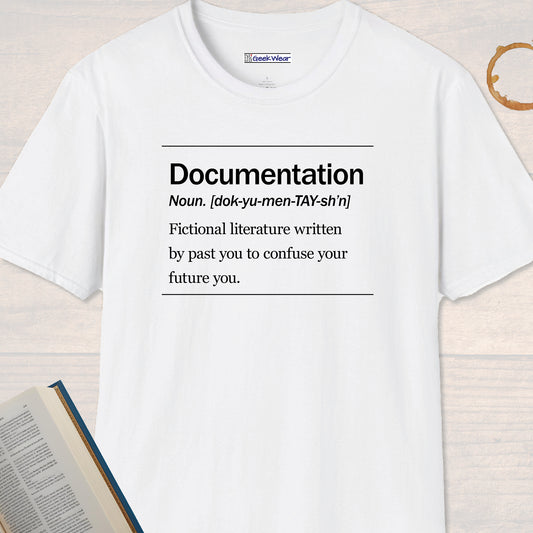 GeekWear Science Definitions Documentation T-Shirt