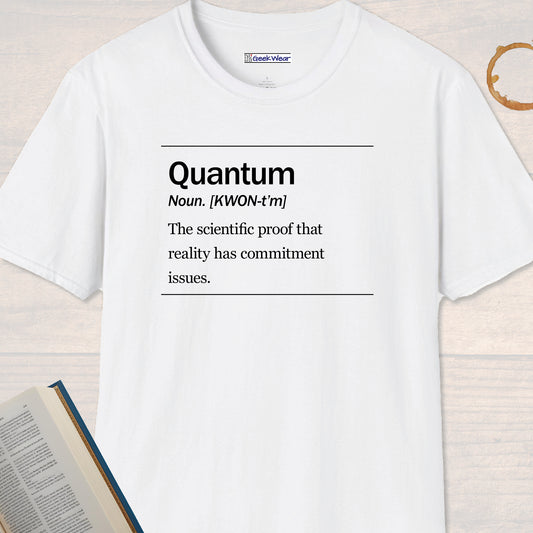 GeekWear Science Definitions Quantum T-Shirt