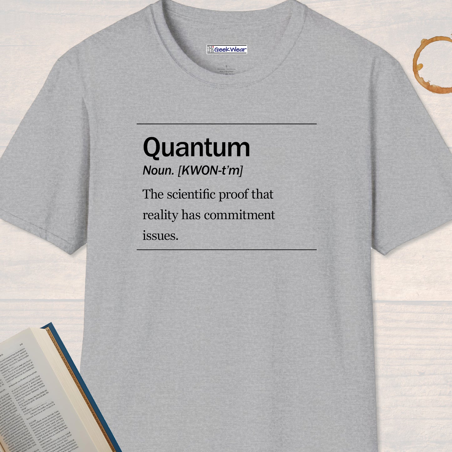 GeekWear Science Definitions Quantum T-Shirt