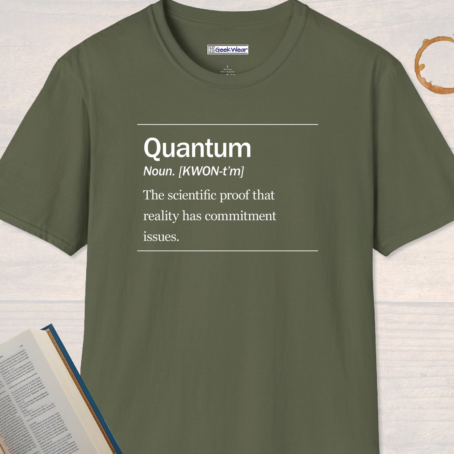 GeekWear Science Definitions Quantum T-Shirt