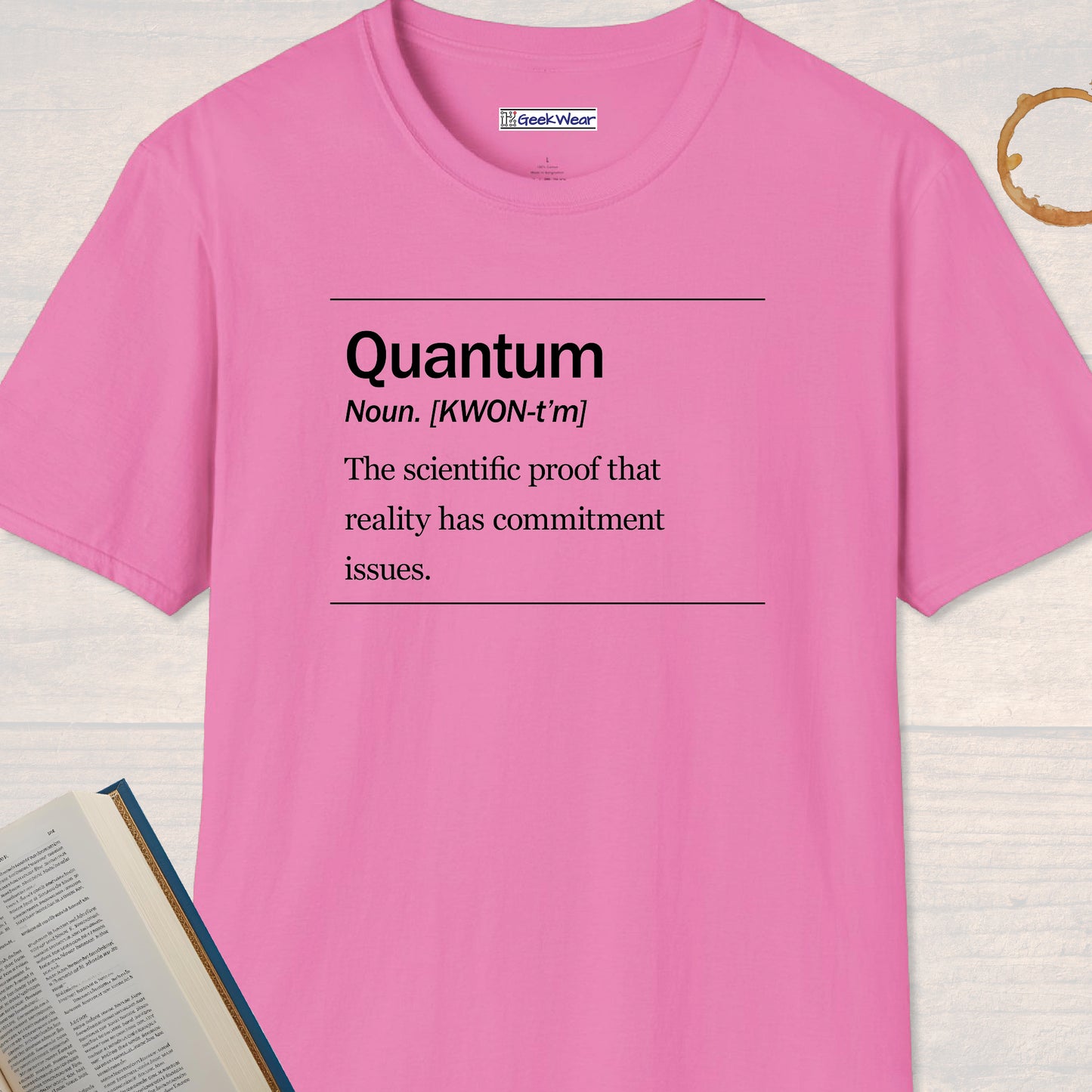 GeekWear Science Definitions Quantum T-Shirt