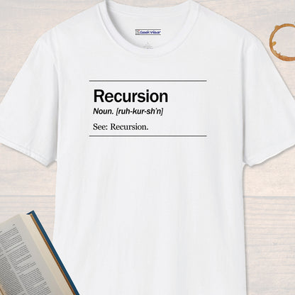 GeekWear Science Definitions Recursion T-Shirt