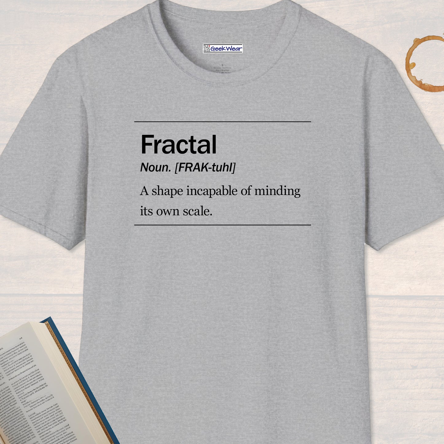 GeekWear Science Definitions Fractal T-Shirt