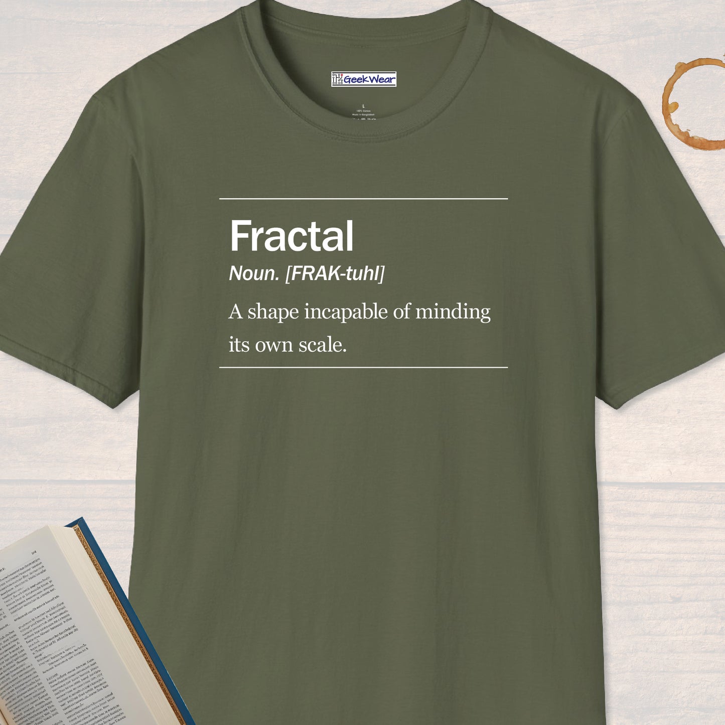 GeekWear Science Definitions Fractal T-Shirt